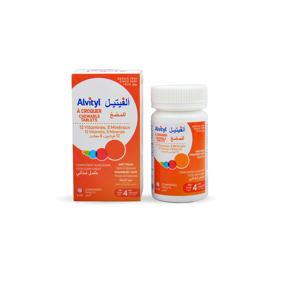 Alvityl Comprimés à Croquer 20 Comprimés