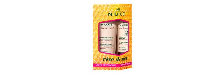Nuxe Reve De Miel Duo (Stick à lèvres + Crème Mains 30ml)