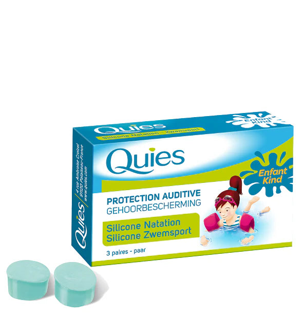 Quies Protections Auditives En Silicone Enfant Filtre Natation (3 Paires)