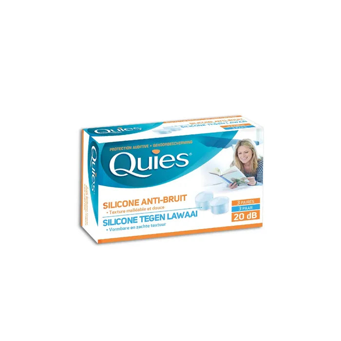 Quies Protection Auditive Silicone (3 Paires)