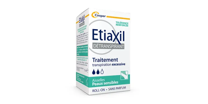 Etiaxil Détranspirant Sudo-Régulateur à Bille - Peaux Sensibles Aisselles, 15ml