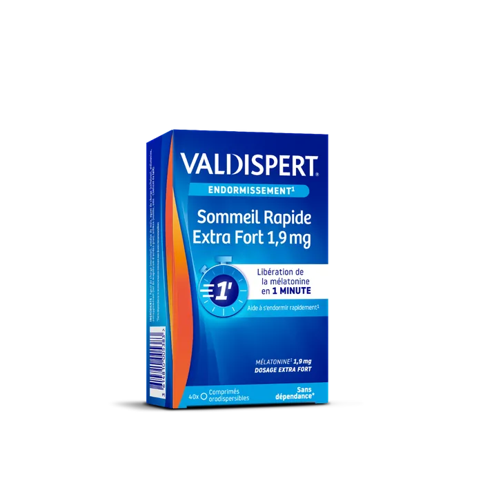 VALDISPERT Endormissement 1.9mg Mélatonine 40 Comprimés