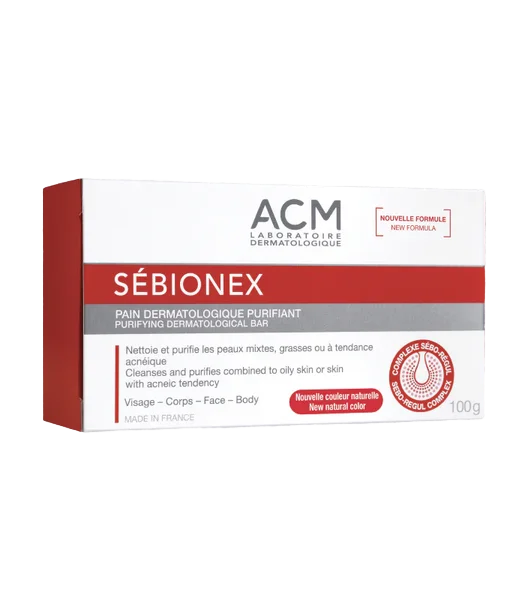 ACM Sebionex Pain Dermatologique Purifiant 100gr parapharmacie mon coin santé