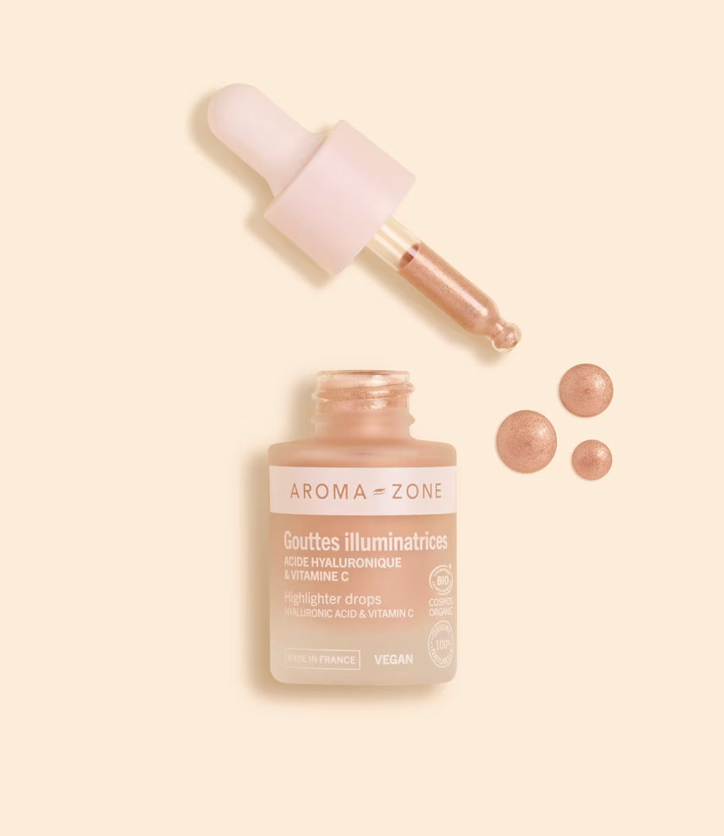 AROMA ZONE Gouttes Illuminatrices Acide hyaluronique & Vitamine C