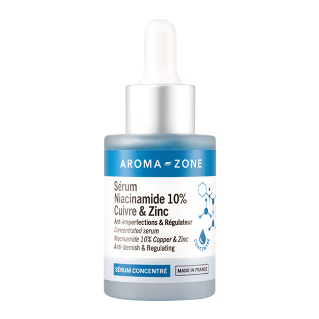 AROMA ZONE Sérum Niacinamide 10% Cuivre & Zinc 30ml