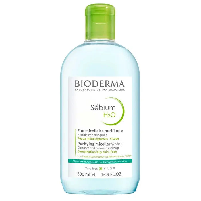 Bioderma SEBIUM H2O - Eau Micellaire Nettoyante et Purifiante 500ml parapharmacie mon coin santé
