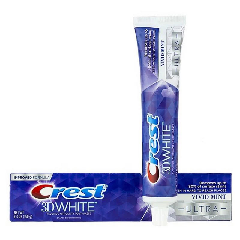 Crest 3D White Vivid Mint Ultra Dentifrice 147GR