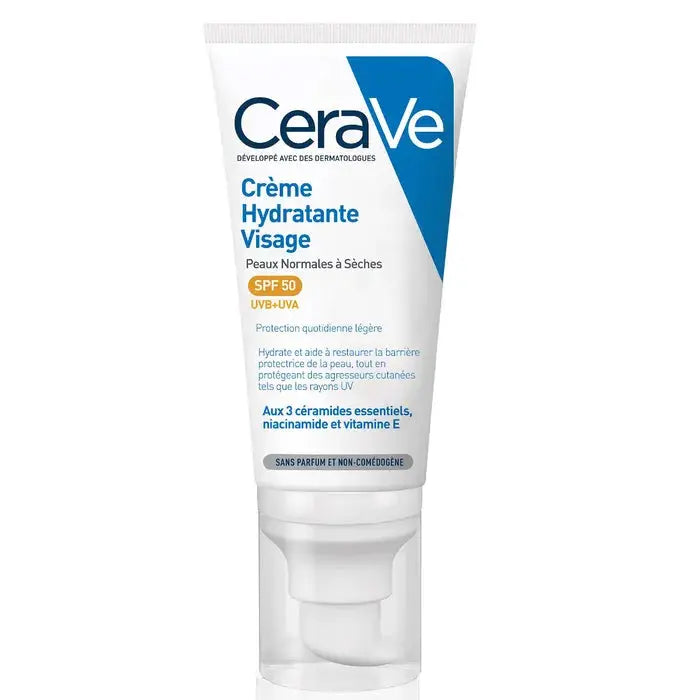 Cerave Crème Hydratante SPF50 parapharmacie mon coin santé