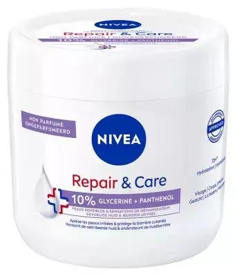 Nivea Repair & Care 10% Glycérine + Panthenol 400ml parapharmacie mon coin santé