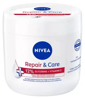 Nivea Repair & Care 18% Glycerine + vitamine E 400ml parapharmacie mon coin santé
