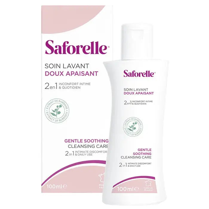Saforelle Soin Lavant Doux Apaisant 100ml parapharmacie mon coin santé