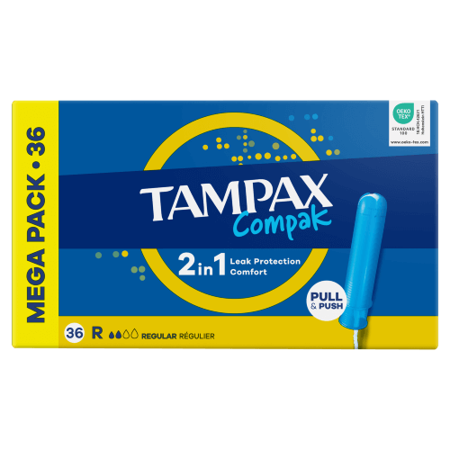 Tampax Compak Regular Mega Pack 36