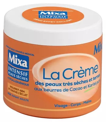 Mixa Crème Aux Beurres De Caco Et Karité Purs 400ml