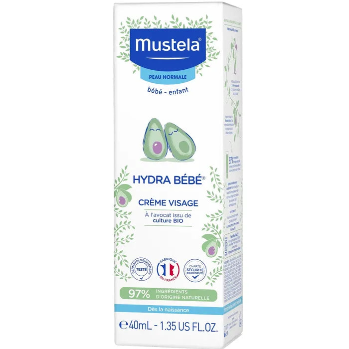 Mustela Hydra Bébé Crème Hydratante Visage 40ml parapharmacie mon coin santé