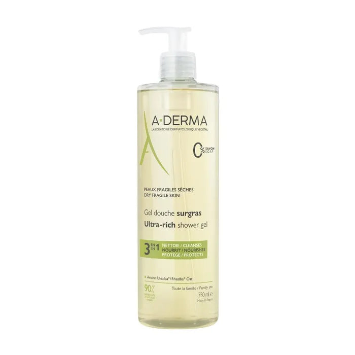 A Derma Gel Douche Surgras 3en1 750ml