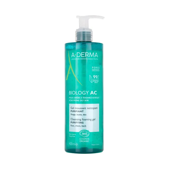 A-Derma Biology AC Gel Moussant 400ml parapharmacie mon coin santé