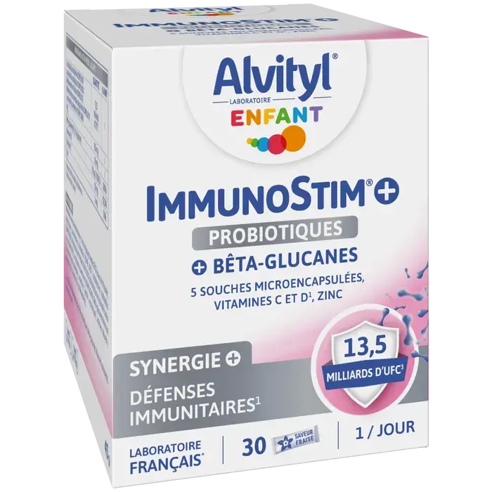IMMUNOSTIM + Probiotiques Défenses Immunitaires, 30 Sachets parapharmacie mon coin santé