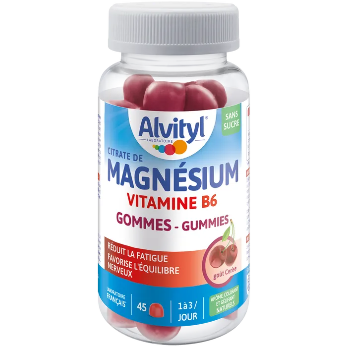 Alvityl Magnésium Vitamine B6 Gommes- Gummies (45 Gummies)