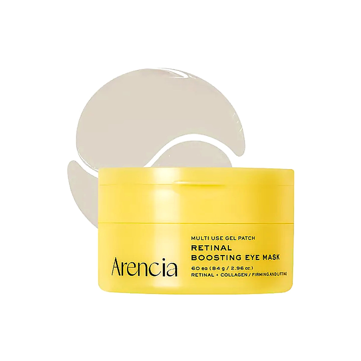 Arencia Retinal Boosting Eye Mask – Patchs Yeux Rétinal + Collagène (60 patchs)
