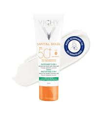 Vichy Capital Soleil 3EN1 Matifiant 50ml parapharmacie mon coin santé