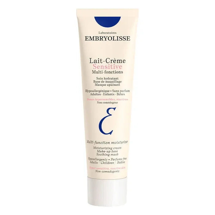 Lait-Crème Sensitive Embryolisse, soin hydratant multi-fonctions pour peaux sensibles, hypoallergénique