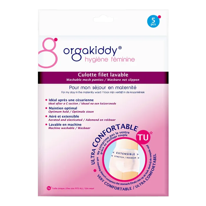 Orgakiddy Culotte Filet Lavable, 5 unités parapharmacie mon coin santé