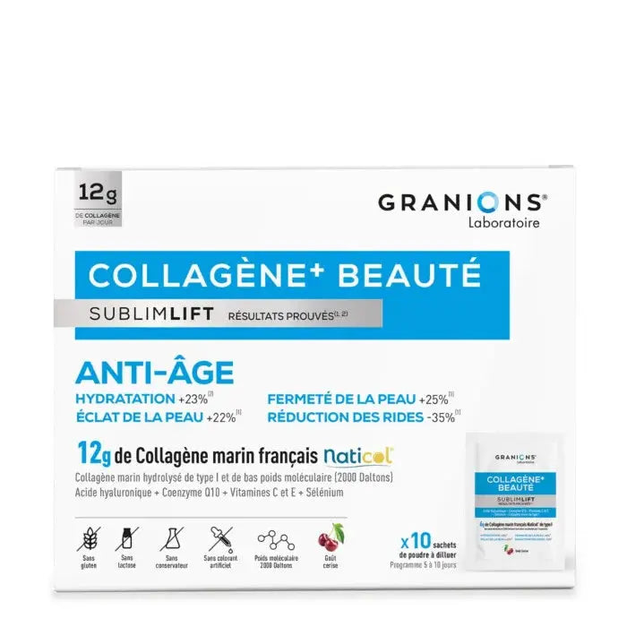 Granions Collagène+ Beauté Sublimlift 10 Sachets parapharmacie mon coin santé