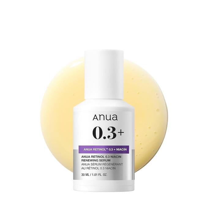 Anua Rtinol 0.3% + Niacin Renewing Serum 30ml parapharmacie mon coin santé