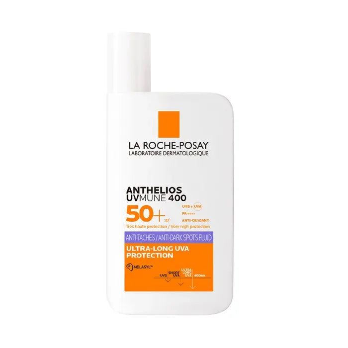 La Roche-Posay Anthelios UVmune 400 SPF 50+ fluide anti-taches protection UVA ultra-longue