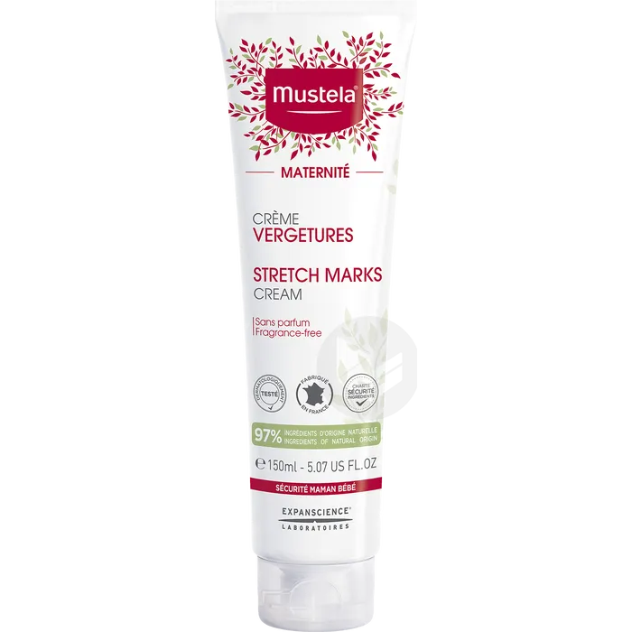 Mustela Crème Vergetures Action 3en1 Sans Parfum 150ml