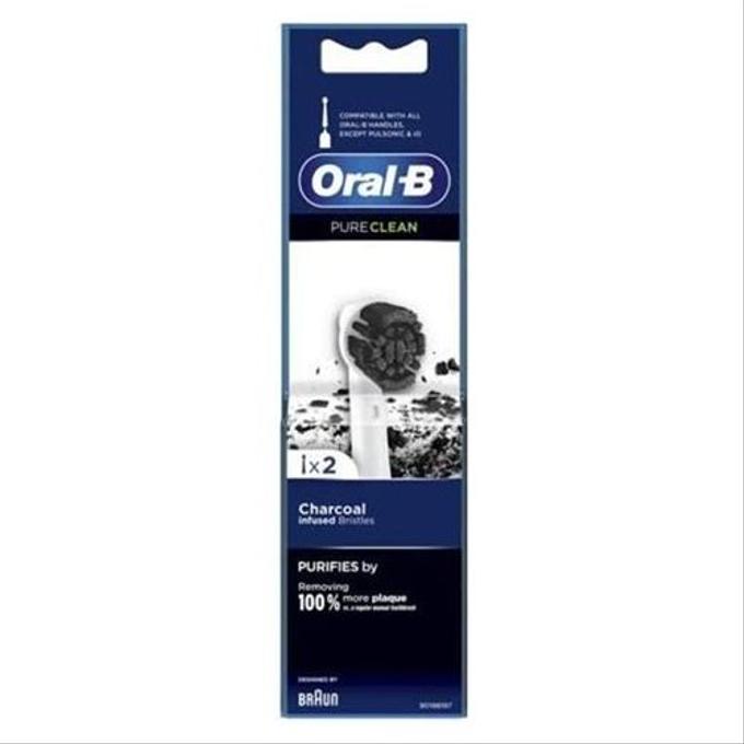 Oral B Recharges Brosse à Dents Electrique Charbon (2 Recharges) parapharmacie mon coin santé