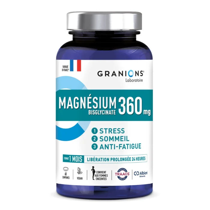 Granions Magnésium bisglycinate 360 mg - 60 comprimés