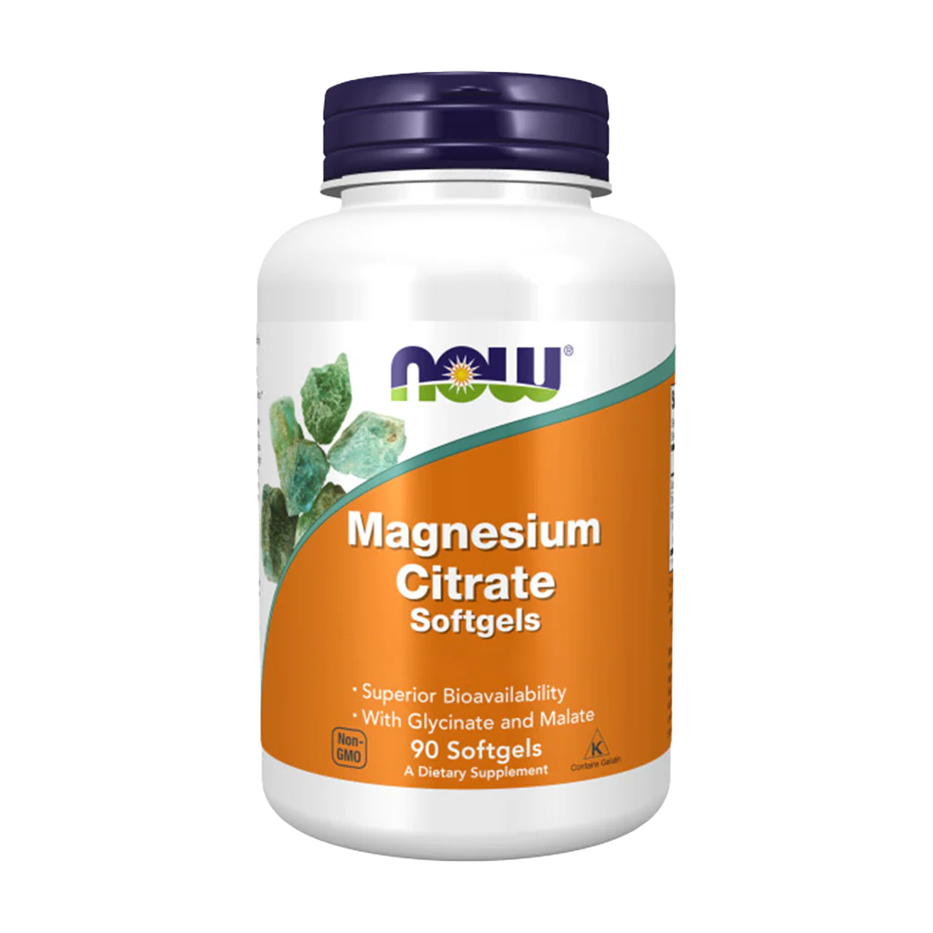 NOW Magnesium Citrate 90 Gélules