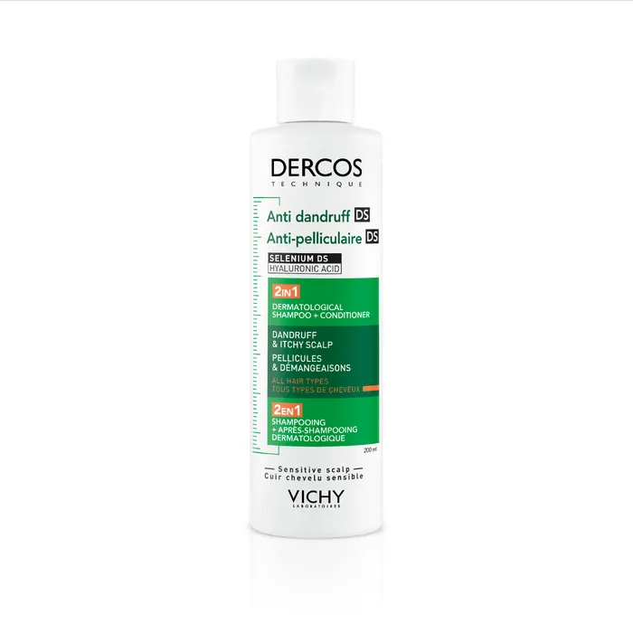 Vichy Dercos Antipelliculaire 2en1 Shampoing démelant 200ml