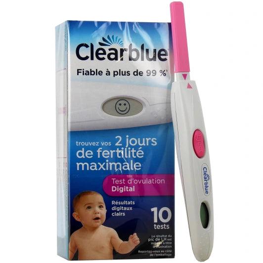 Clearblue Test D'ovulation (Boite De 10 Tests)